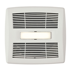 Broan AE110SL Invent™ Series Exhaust Fan with LED Light and Humidity Sensor 